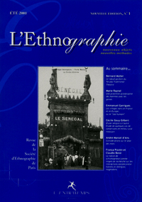 L'ethnographie N.1 - Nouveaux objets, nouvelles méthodes