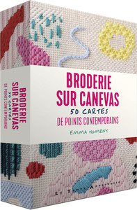 BRODERIE SUR CANEVAS - 50 CARTES DE POINTS CONTEMPORAINS