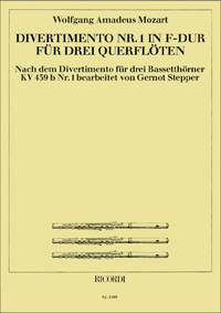 DIVERTIMENTO NR. 1 IN F-DUR FLUTES TRAVERSIERES