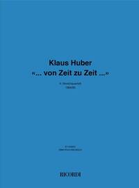 ... VON ZEIT ZU ZEIT ... MUSIQUE D'ENSEMBLE