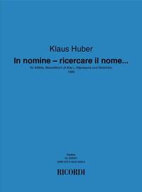 IN NOMINE - RICERCARE IL NOME....