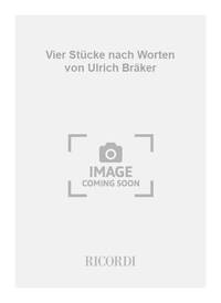 VIER STUCKE NACH WORTEN VON ULRICH BRAKER SAXOPHONE