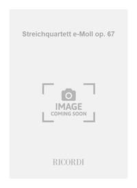STREICHQUARTETT E-MOLL OP. 67 MUSIQUE D'ENSEMBLE