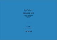 BEING AS ONE CLARINETTE-ENSEMBLE DE PARTITIONS