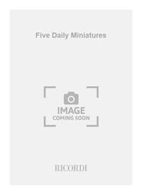 FIVE DAILY MINIATURES CLARINETTE