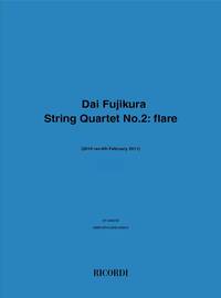 FLARE - STRING QUARTET NR. 2 MUSIQUE D'ENSEMBLE-ENSEMBLE DE PARTITIONS