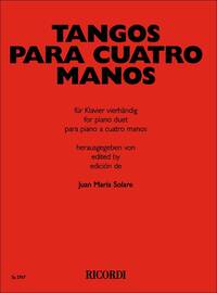 TANGOS PARA CUATRO MANOS PIANO