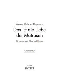 DAS IST DIE LIEBE DER MATROSEN CHANT