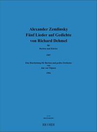 5 LIEDER NACH GEDICHTEN VONRICH