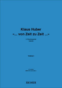 ... VON ZEIT ZU ZEIT ... MUSIQUE D'ENSEMBLE