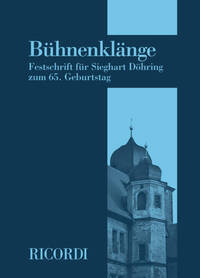 BUHNENKLANGE LIVRE SUR LA MUSIQUE