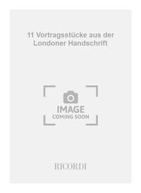 11 VORTRAGSSTUCKE AUS DER LONDONER HANDSCHRIFT GUITARE