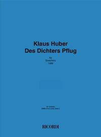 DES DICHTERS PFLUG -ENSEMBLE DE PARTITIONS
