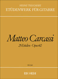 25 METHODISCHE UND FORTSCHREITENDE ETUDEN OP.60 GUITARE