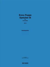 SPEICHER III MUSIQUE D'ENSEMBLE