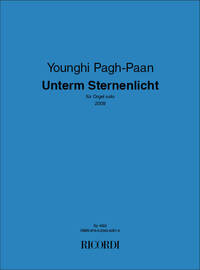 UNTERM STERNENLICHT ORGUE