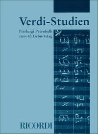 VERDI-STUDIEN LIVRE SUR LA MUSIQUE
