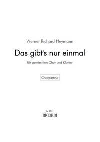 DAS GIBT'S NUR EINMAL CHANT