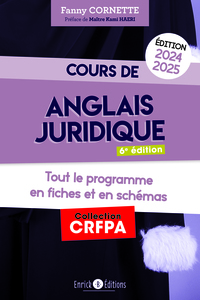 COURS D'ANGLAIS JURIDIQUE 2024-2025 - GRAMMAIRE ET INTRODUCTION AU DROIT DU COMMON LAW