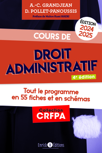 COURS DE DROIT ADMINISTRATIF 2024-2025 - TOUT LE PROGRAMME EN FICHES ET EN SCHEMAS