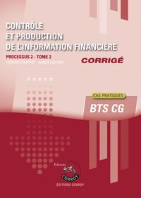 CONTROLE ET PRODUCTION DE L INFORMATION FINANCIERE T2 - CORRIGE