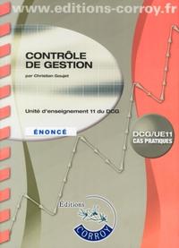 CONTROLE DE GESTION. ENONCE. POCHETTE. UNITE D'ENSEIGNEMENT 11 DU DCG. CAS PRATI