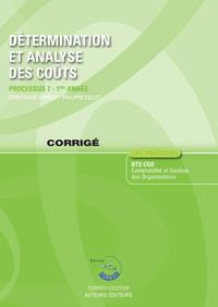 Détermination et analyse des coûts - Corrigé