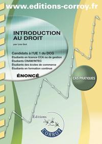 INTRODUCTION AU DROIT - ENONCE