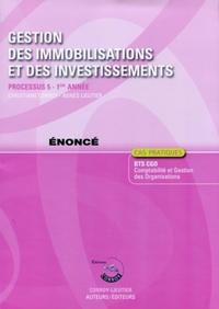 GESTION DES IMMOBILISATIONS ET DES INVESTISSEMENTS. ENONCE PROCESSUS 5-1RE ANNEE