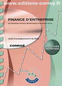 Finance d'entreprise - Corrigé