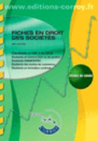 FICHES EN DROIT DES SOCIETES