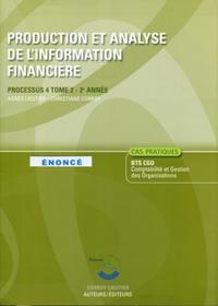 PRODUCTION ET ANALYSE DE L'INFORMATION FINANCIERE T2. POCHETTE ENONCE. PPROCESSU