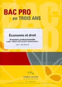 Bac Pro Economie et droit - Enoncé