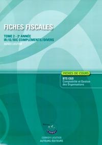 FICHES FISCALES T2 - 2E ANNEE - IR/IS/BIC COMPLEMENTS/DIVERS(POCHETTE)