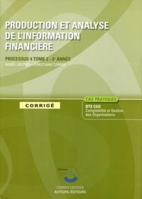 PRODUCTION ET ANALYSE DE L'INFORMATION FINANCIERE T2.POCHETTE CORRIGE. PROCESSUS