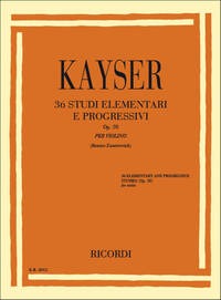 36 STUDI ELEMENTARI E PROGRESSIVI OP.20 VIOLON