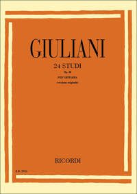 ESERCIZIO PER LA CHITARRA. 24 STUDI OP. 48 GUITARE