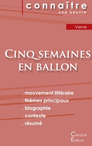 Fiche de lecture Cinq semaines en ballon de Jules Verne (Analyse littéraire de référence et résumé complet)