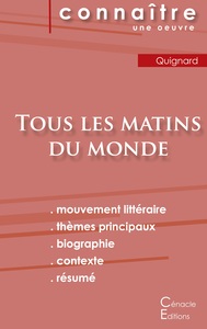 Fiche de lecture Tous les matins du monde (Analyse littéraire de référence et résumé complet)