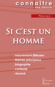 Fiche de lecture Si c'est un homme de Primo Levi (Analyse littéraire de référence et résumé complet)