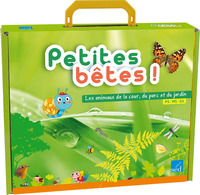 PETITES BETES ! MALLETTE COMPLETE : posters+fichier+album+élevage papillons+1DVD+CD ROM