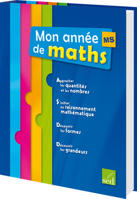 Mon année de Maths MS : Mallette comprenant : 1 fichier ressources - cartes et posters - 1 CD -Matériel de manipulation