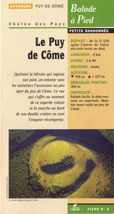 LE PUY DE COME BALADE A PIED