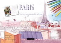 Paris coloriages cartes postales