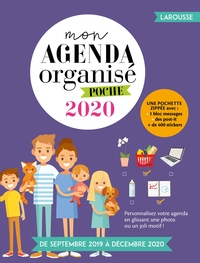 MON AGENDA ORGANISE POCHE 2020