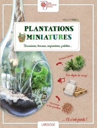 PLANTATIONS MINIATURES - TERRARIUMS, BOCAUX, SUSPENSIONS, PALETTES...