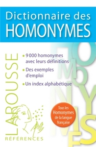 DICTIONNAIRE DES HOMONYMES