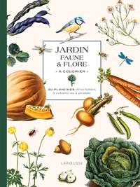 JARDIN FAUNE ET FLORE A COLORIER