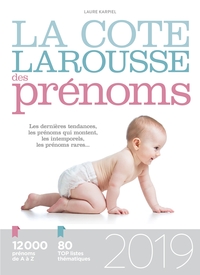 LA COTE LAROUSSE DES PRENOMS 2019