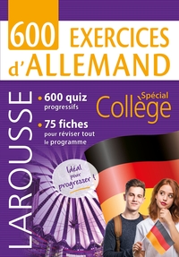 600 EXERCICES D'ALLEMAND (NIVEAU COLLEGE)